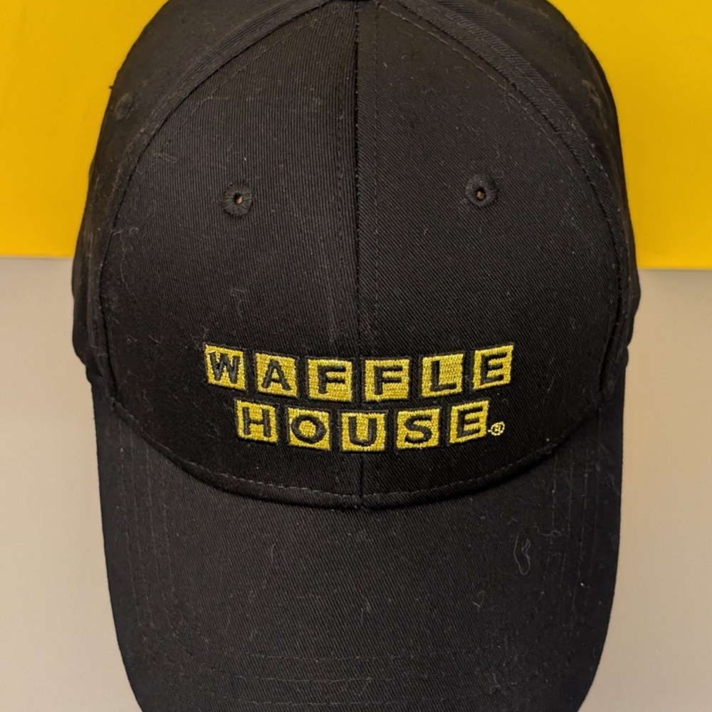 Waffle House Black Cap official hat 100% cotton